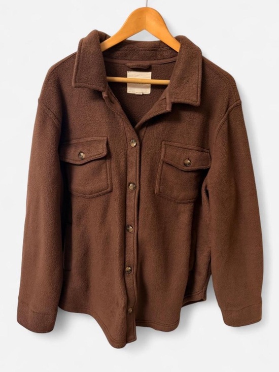 Thread & Supply Tops - Thread & Supply Button Up Fleece Shirt